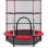 PK Deals Τραμπολίνο Με Δίχτυ Ασφαλείας 140cm Ύψος 160cm Κόκκινο