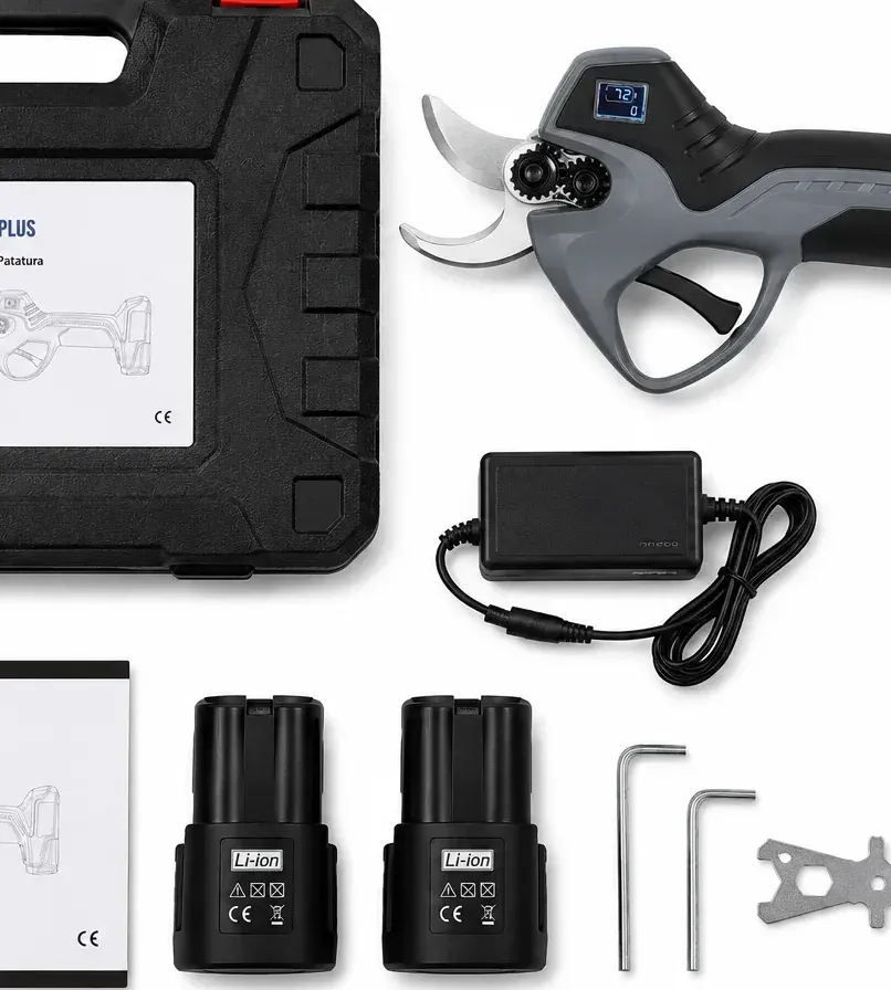 Ηλεκτρικό Ψαλίδι Κλαδέματος Brushless 16.8V με 2 Μπαταρίες 2.6Ah & Διπλό Φορτιστή