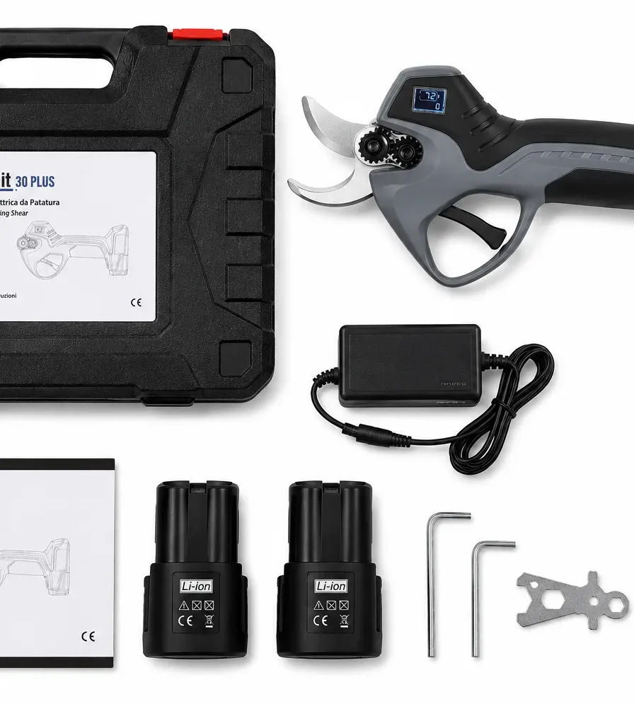 Ηλεκτρικό Ψαλίδι Κλαδέματος Brushless 16.8V με 2 Μπαταρίες 2.6Ah & Διπλό Φορτιστή