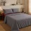 Σετ Σεντόνια Υπέρδιπλα 4 Τεμαχίων 240x260cm 100% Βαμβάκι 200TC Γκρι- Μπορντό