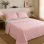 Σετ Σεντόνια Υπέρδιπλα 4 Τεμαχίων 240x260cm 100% Βαμβάκι 200TC Ροζ- Μέντα