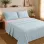 Σετ Σεντόνια Υπέρδιπλα 4 Τεμαχίων 240x260cm 100% Βαμβάκι 200TC Γαλάζιο - Ροζ
