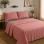 Σετ Σεντόνια Υπέρδιπλα 4 Τεμαχίων 240x260cm 100% Βαμβάκι 200TC Σάπιο Μήλο - Γκρί