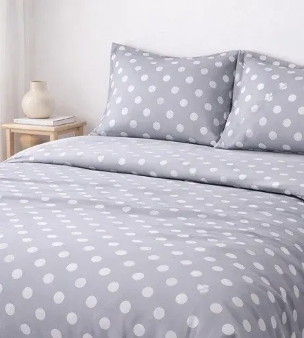 Σετ Σεντόνια Υπέρδιπλα 4 Τεμαχίων 240x260cm Βαμβακοσατέν 300TC ΓκρίΠουά