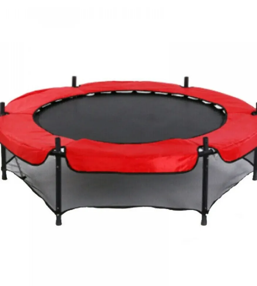 PK Deals Τραμπολίνο Με Δίχτυ Ασφαλείας 140cm Ύψος 160cm Κόκκινο