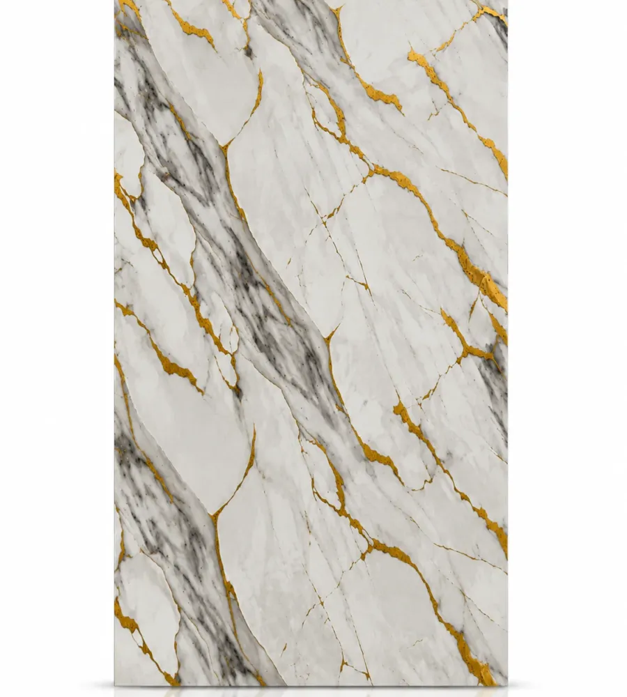 Πάνελ PVC Μαρμάρου Calacatta Gold Prestige Glossy 122x244cm (3mm)