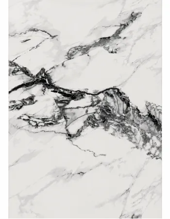 Πάνελ PVC Μαρμάρου White Black Crystal Marble Glossy 122x244cm (3mm)