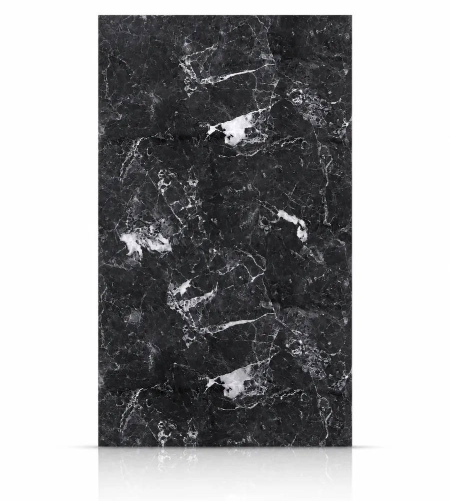 Πάνελ PVC Μαρμάρου Black Imperial Glossy 122x244cm 3mm | Premium Wall Panel