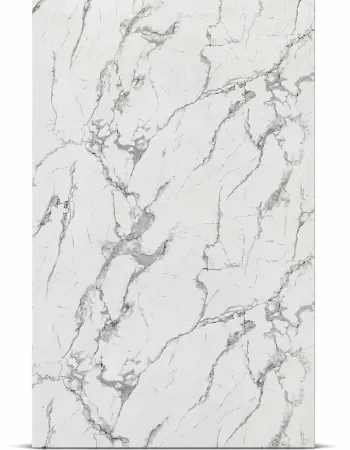 Πάνελ PVC Μαρμάρου Arctic Grey Glossy 122x244cm 3mm | Premium Επένδυση Τοίχου