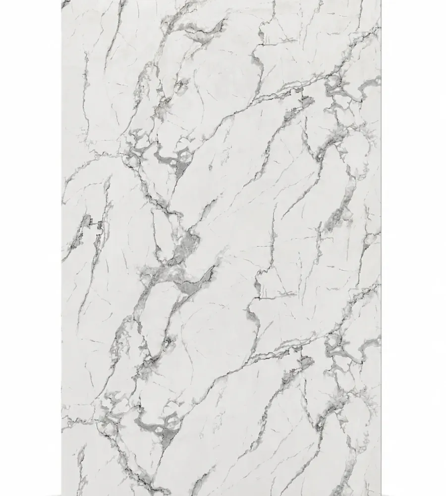 Πάνελ PVC Μαρμάρου Arctic Grey Glossy 122x244cm 3mm | Premium Επένδυση Τοίχου