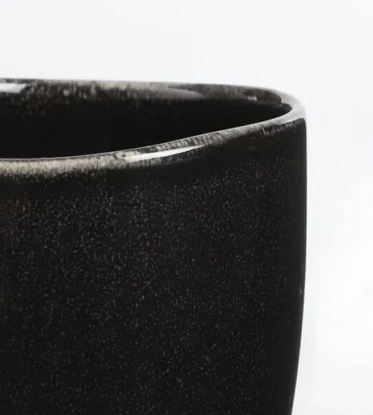 Σετ Σερβίτσιο Φαγητού 16 Τεμαχίων Κεραμικό Stoneware Μαύρο για 4 Άτομα