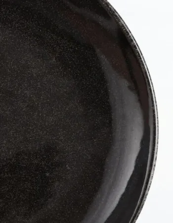 Σετ Σερβίτσιο Φαγητού 16 Τεμαχίων Κεραμικό Stoneware Μαύρο για 4 Άτομα