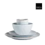 Σετ Σερβίτσιο Φαγητού 16 Τεμαχίων Κεραμικό Stoneware Γκρι για 4 Άτομα
